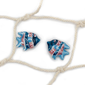 Come Swim With Me Fish Bead Pair