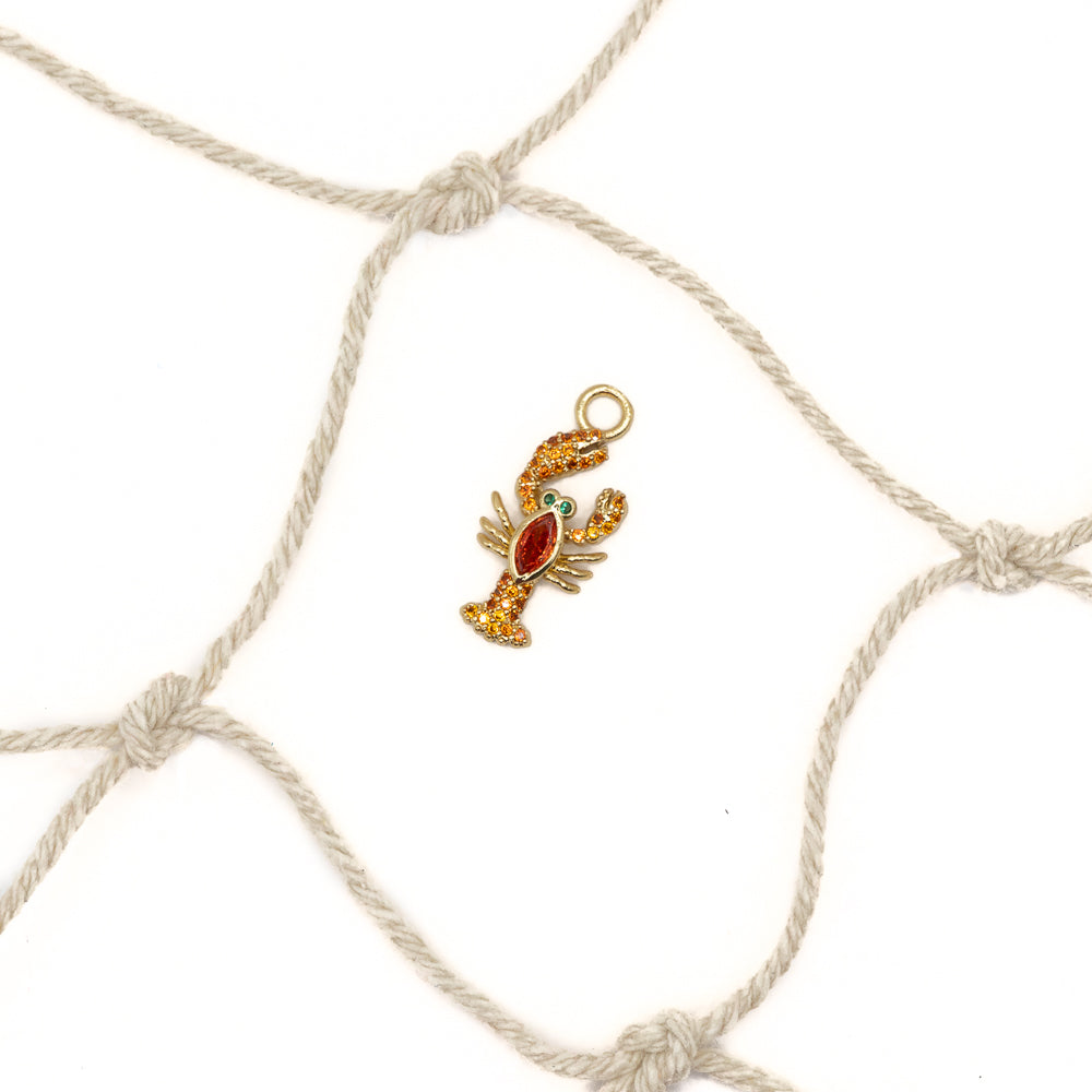 Lobster Tank Rhinestone Focal