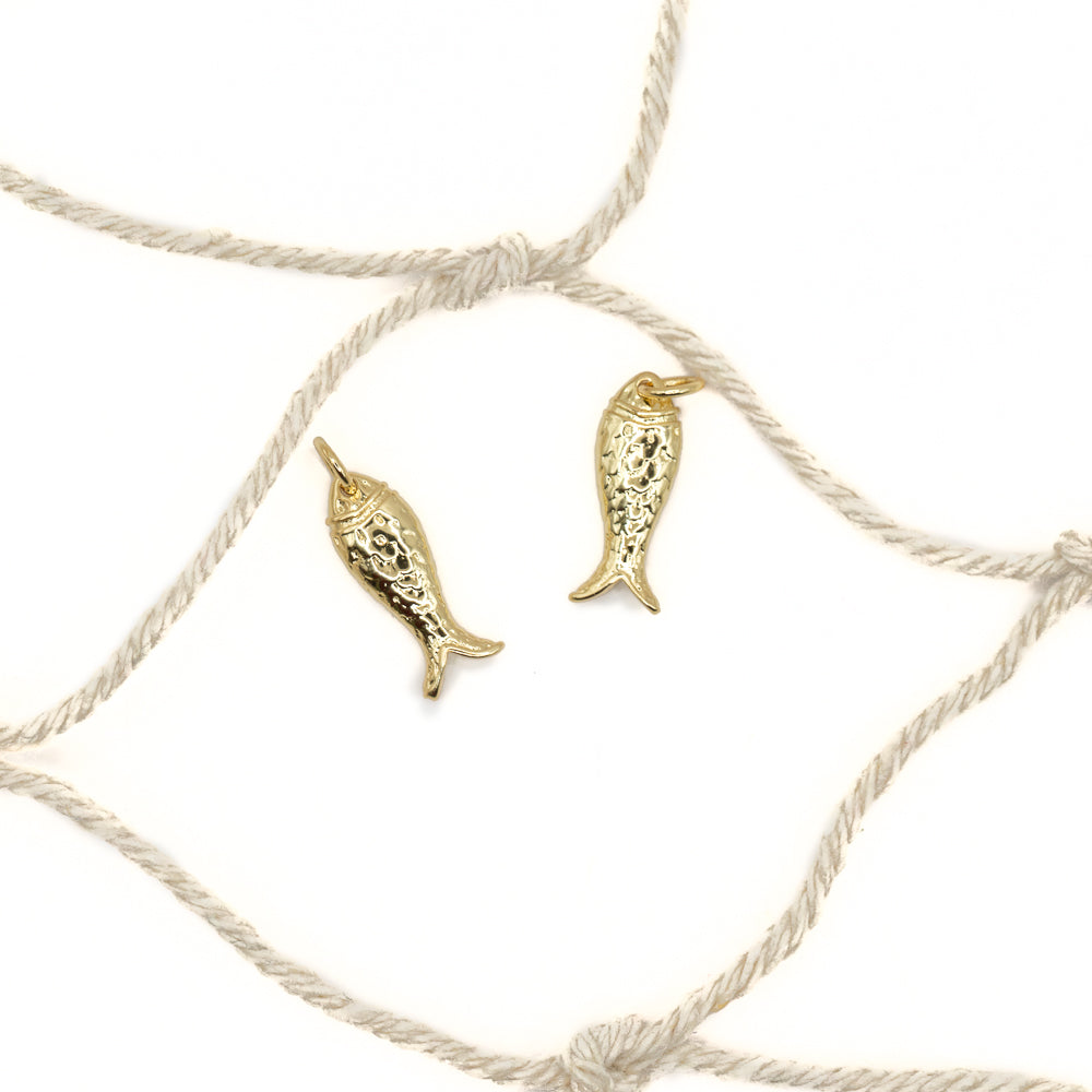 Sardines Charm Pair