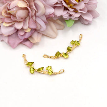Gingko Connector in Twist & Twirl