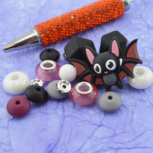 Pretty in Purple Bat Bite-Size Bead Mix