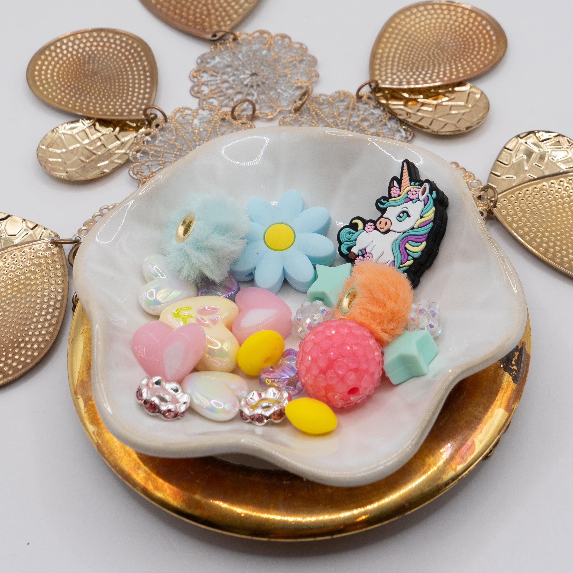 Bite-Sized Silicone Bead Mix in Unicorn Dreams