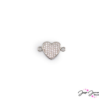 Silver Heart Connector