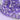 Silver Lining Purple Single-Style Glass Beads