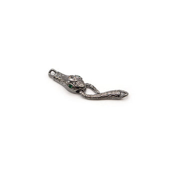 Snake Clasp in Black Mamba