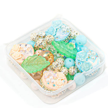 Spring Bead Mix in Peach Tea