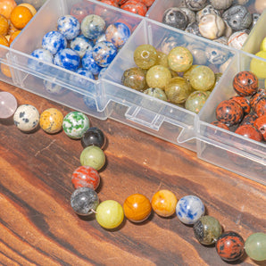 Natural Stone 8mm Rounds Bead Box