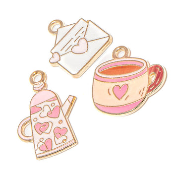 Sweet Moments Enamel Charm Trio
