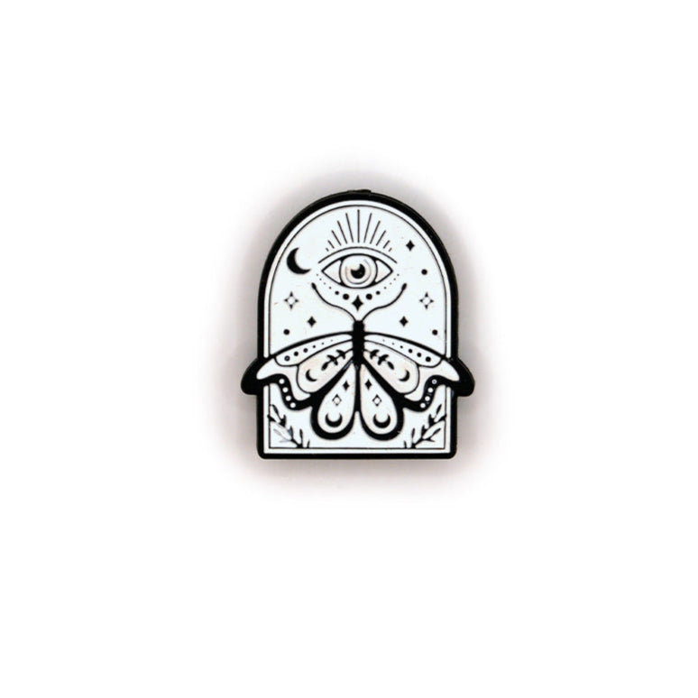 Tarot Card Butterfly Silicone Focal Bead