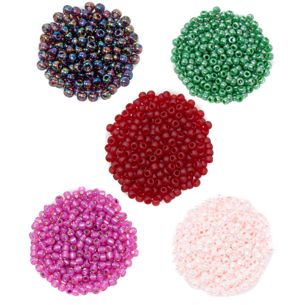 TOHO Glass Bead Bundle in Gemstone Shimmer
