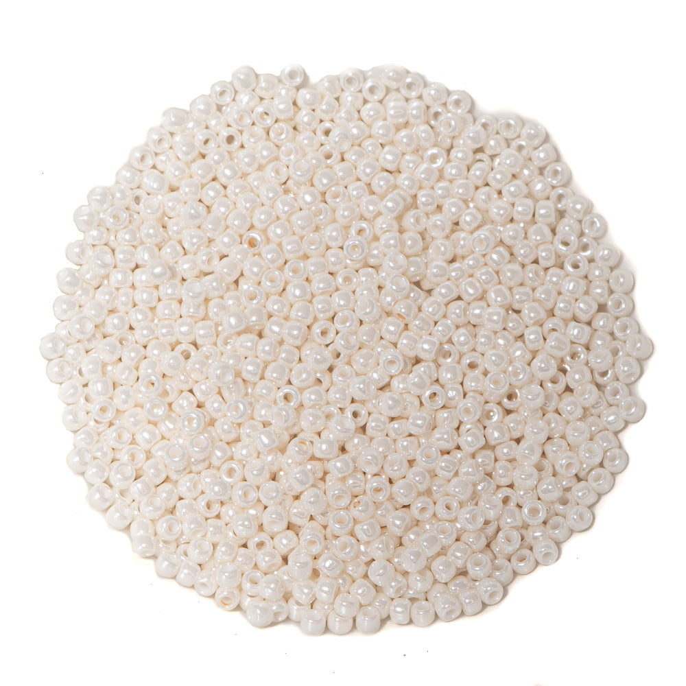 TOHO Glass 11/0 Seed Beads in Light Cream