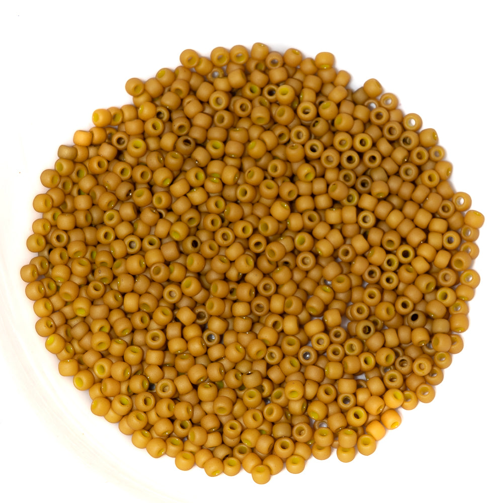 TOHO Glass 11/0 Seed Beads in Mustard Gold