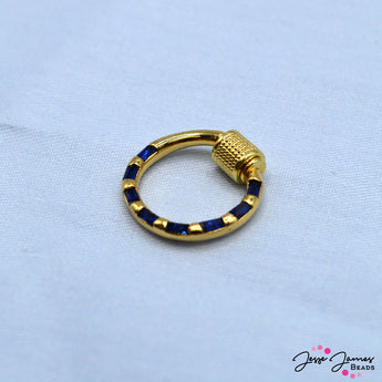 Twist & Lock Clasp in Midnight Blue