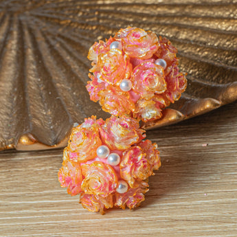 Vintage Garden Boho Bead Pair in Daybreak