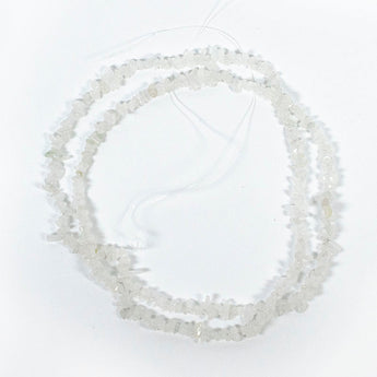 White Jade Natural Stone Chip Strand