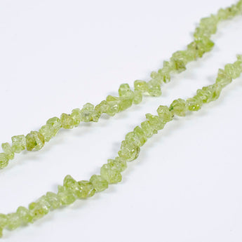 Peridot Natural Stone Chip Strand
