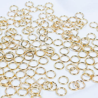 6mm Gold Jump Rings