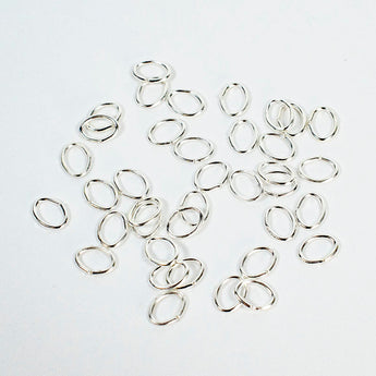 Silver Oval Jump Rings