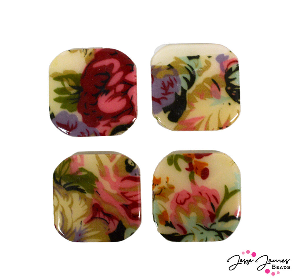 Wildflower Floral Bead Set