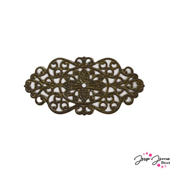 Large Antique Gold Fillagre Pendant