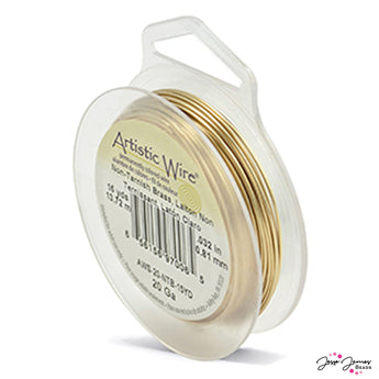 Artistic Beading Wire in Brass 20g