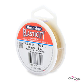 Beadalon Gold Elastic Cord