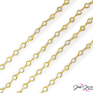 Rhinestone Chain in Crystal Crown