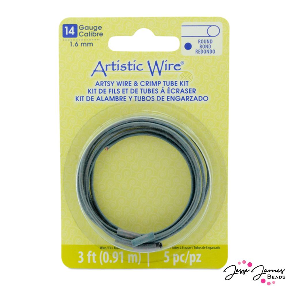 Artistic Wire Artsy Wire W/Crimps 14ga Turq 3ft