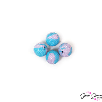 Bead Set in Rhinestone Berry Swirl