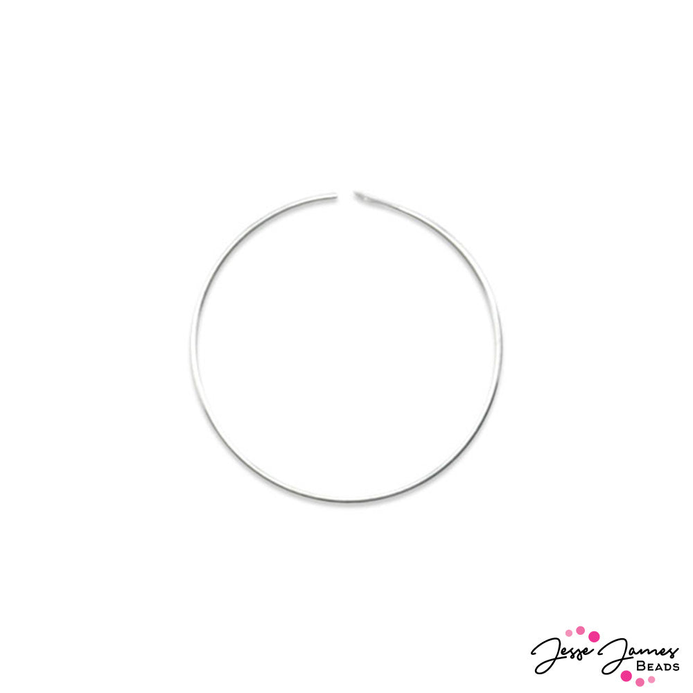 Beadalon Ear Wires Bead Hoop In Silver Jesse James Beads