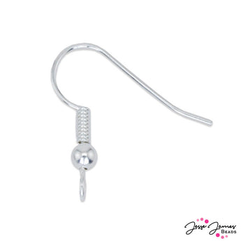Beadalon Ear Wires in Ball & Spring Silver