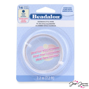 Beadalon German Style Wire in 16 Gauge Silver