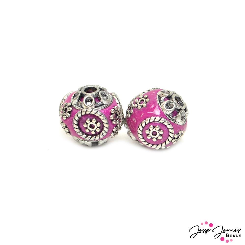 Boho Bead Pair in Hidden Treasure