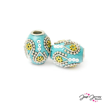 Boho Bead Pair in Margarita