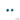 Bumper Bead Pair in Teal
