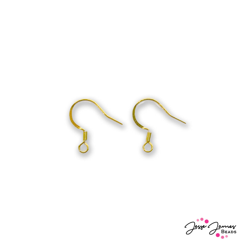 Summer Camp Gold Earwires