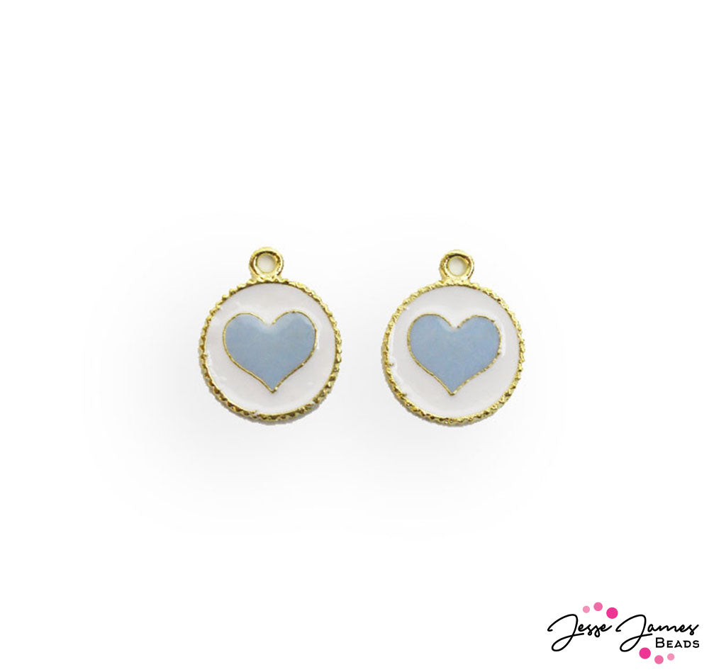 JJB Baby Blue Charm Pair