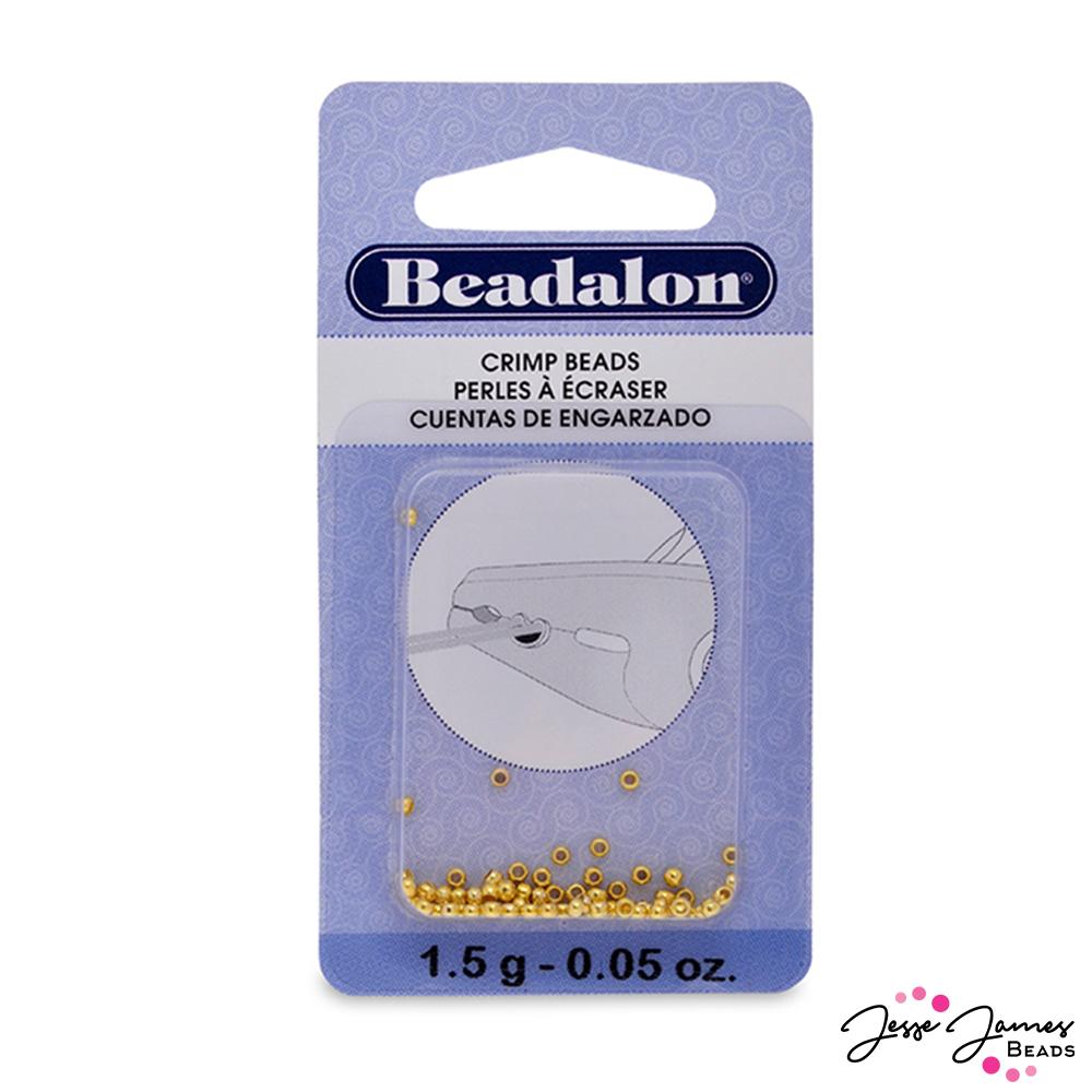 Gold on sale crimp beads