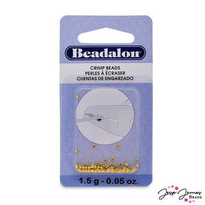 Crimp Beads Size #1 Gold