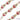 All Heart Bead Strand in Rhinestone Crystal