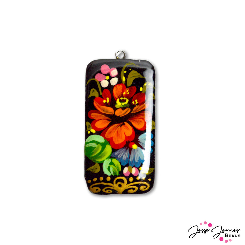 Global Curiosity Studios Pendant in Wild Roses