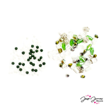 Evergreen Snowfall Bead Mix