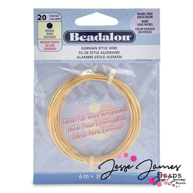 German Style Hard Wire in Gold, 20g