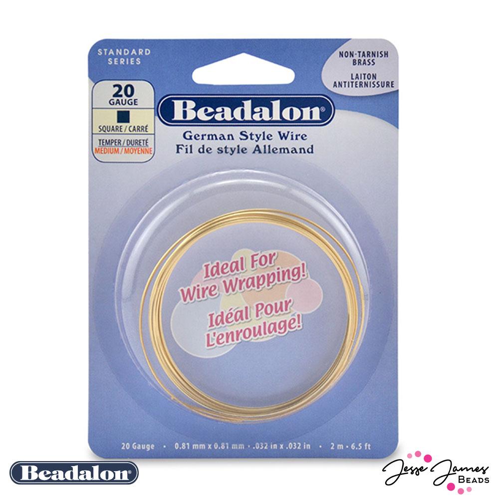 Beadalon® Artistic Wire® 20 Gauge Non-Tarnish Brass Wire