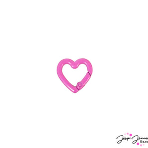 Lobster Love Clasp in Electric Pink Pop