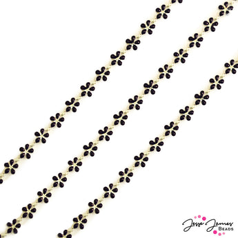 JJB Enamel Flower Chain in Eclipse