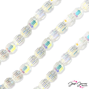 JJB Glass Bead Strand in Crystal Prism