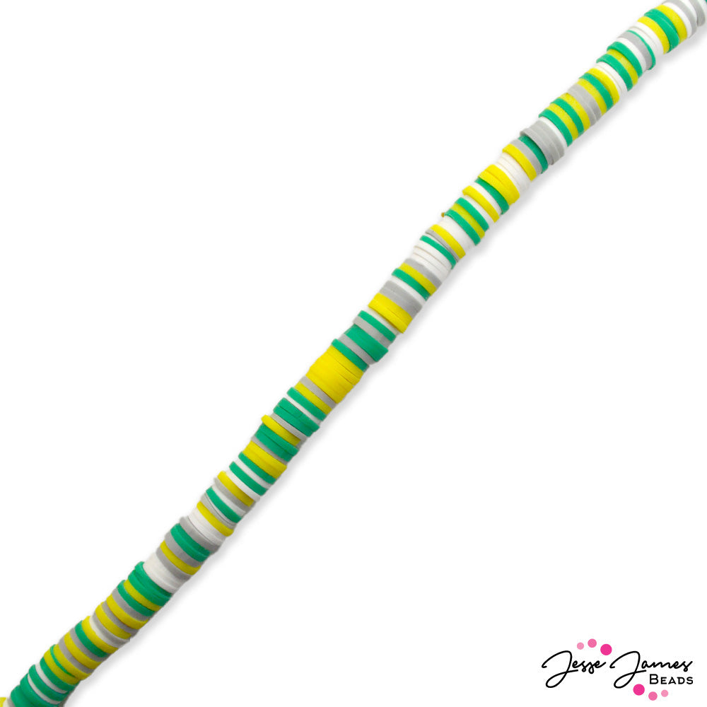 Jesse James Beads heishi bead strand for Jewelry Making and Crafting
