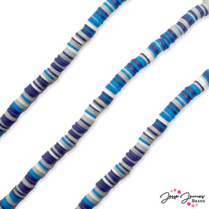 JJB Heishi Bead Strand in Winter Solstice