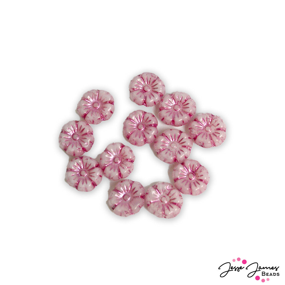 JohnBead Pressed Flowers in Pastel Pink